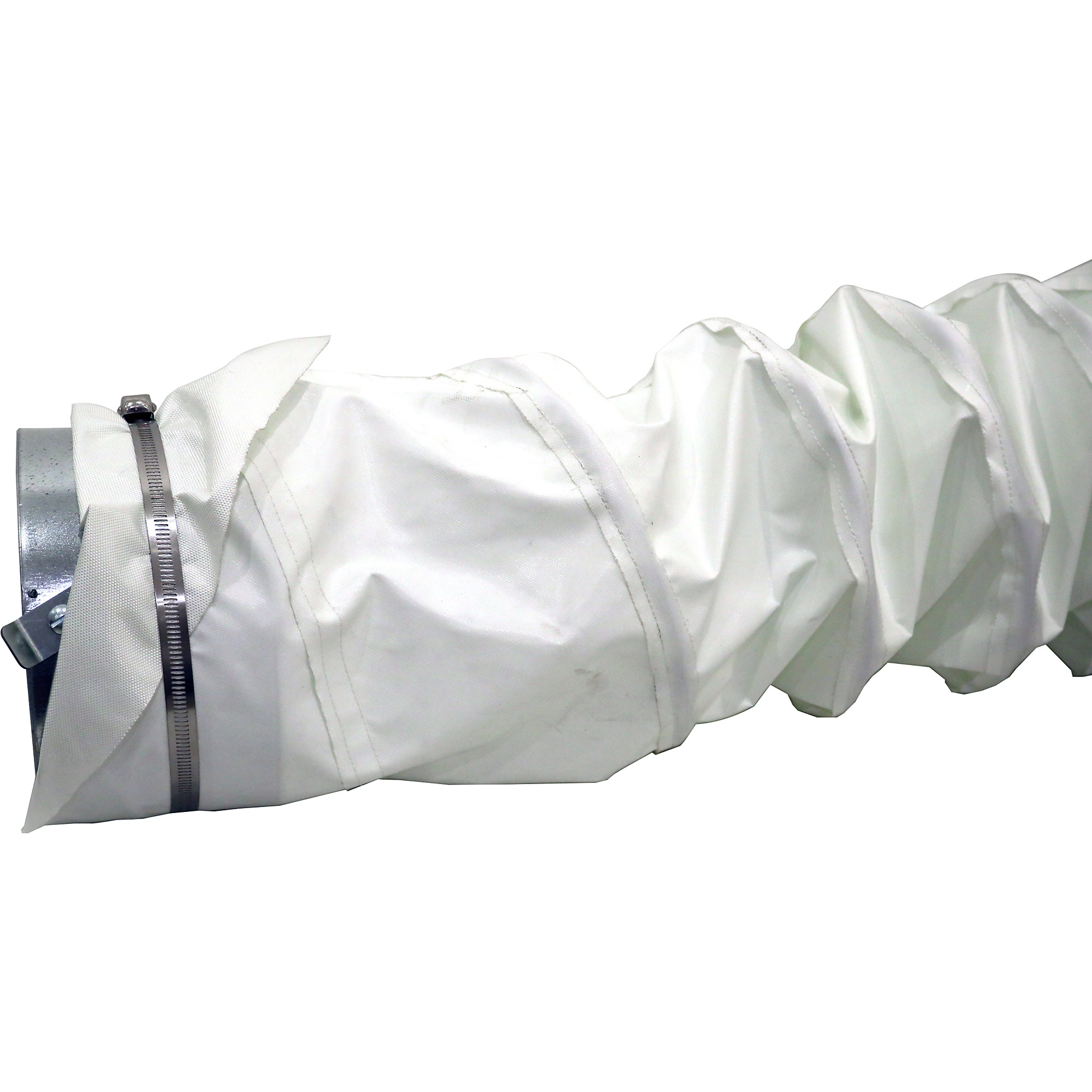 L.B. White, Duct with Clamp, 8in. Diameter 12ft. Length, Model# 500-132544